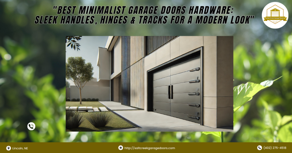 Best Minimalist Garage Door Hardware: Sleek Handles, Hinges &Amp; Tracks For A Modern Look 3 Salt Creek Garage Doors