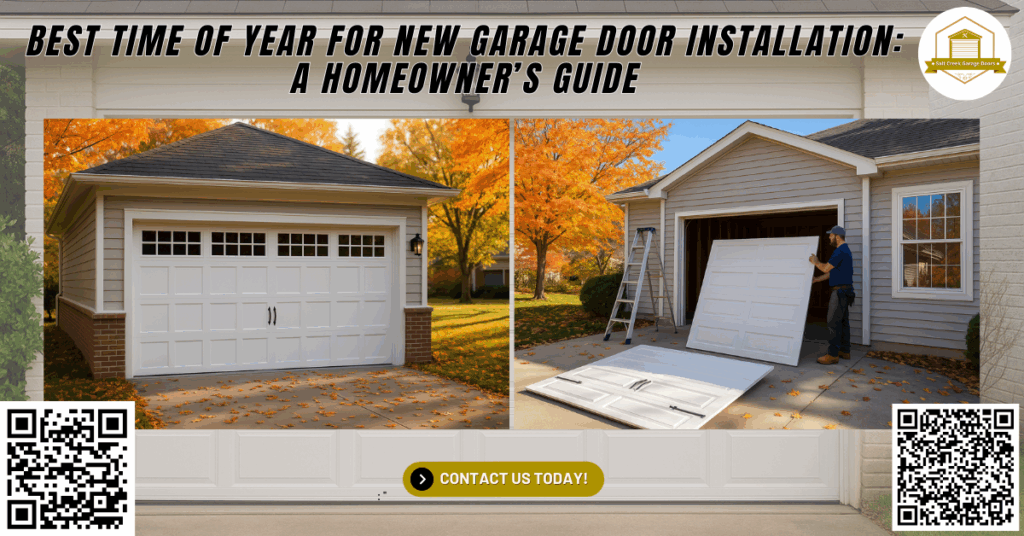 Best Time of Year for New Garage Door Installation: A Homeowner’s Guide - Salt Creek Garage Doors