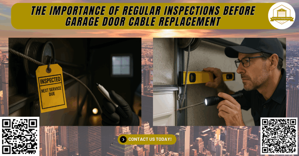 The Importance of Regular Inspections Before Garage Door Cable Replacement - Salt Creek Garage Doors