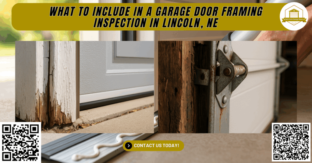 What to Include in a Garage Door Framing Inspection in Lincoln, NE - Salt Creek Garage Doors