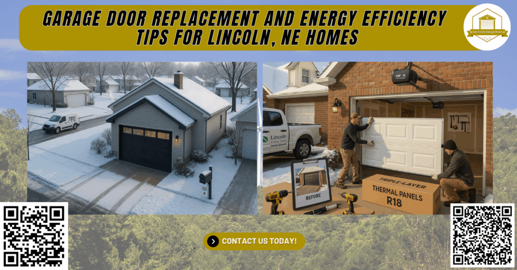 Garage Door Replacement and Energy Efficiency Tips for Lincoln, NE Homes - Salt Creek Garage Doors