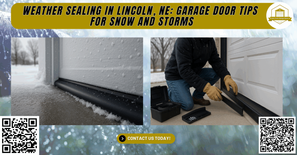 Weather Sealing in Lincoln, NE: Garage Door Tips for Snow and Storms - Salt Creek Garage Doors