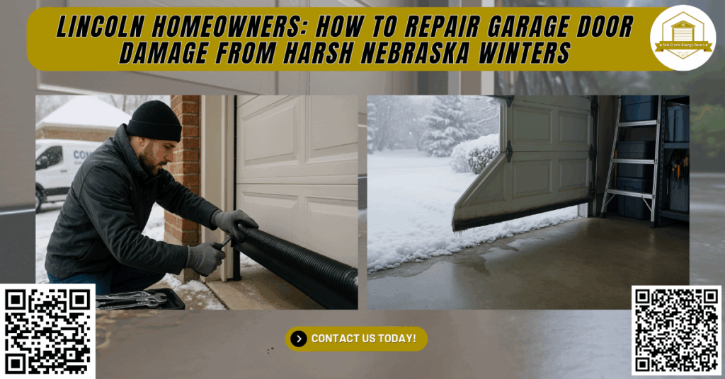 Lincoln Homeowners: How To Repair Garage Door Damage From Harsh Nebraska Winters 2 Lincoln Homeowners: How to Repair Garage Door Damage from Harsh Nebraska Winters - Salt Creek Garage Doors