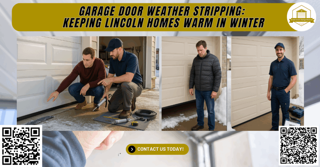 Garage Door Weather Stripping: Keeping Lincoln Homes Warm In Winter 2 Garage Door Weather Stripping: Keeping Lincoln Homes Warm in Winter - Salt Creek Garage Doors