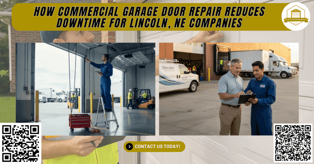 How Commercial Garage Door Repair Reduces Downtime For Lincoln, Ne Companies 1 How Commercial Garage Door Repair Reduces Downtime for Lincoln, NE Companies