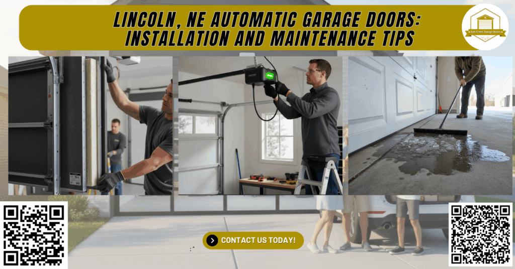 Lincoln, NE Automatic Garage Doors: Installation and Maintenance Tips - Salt Creek Garage Doors