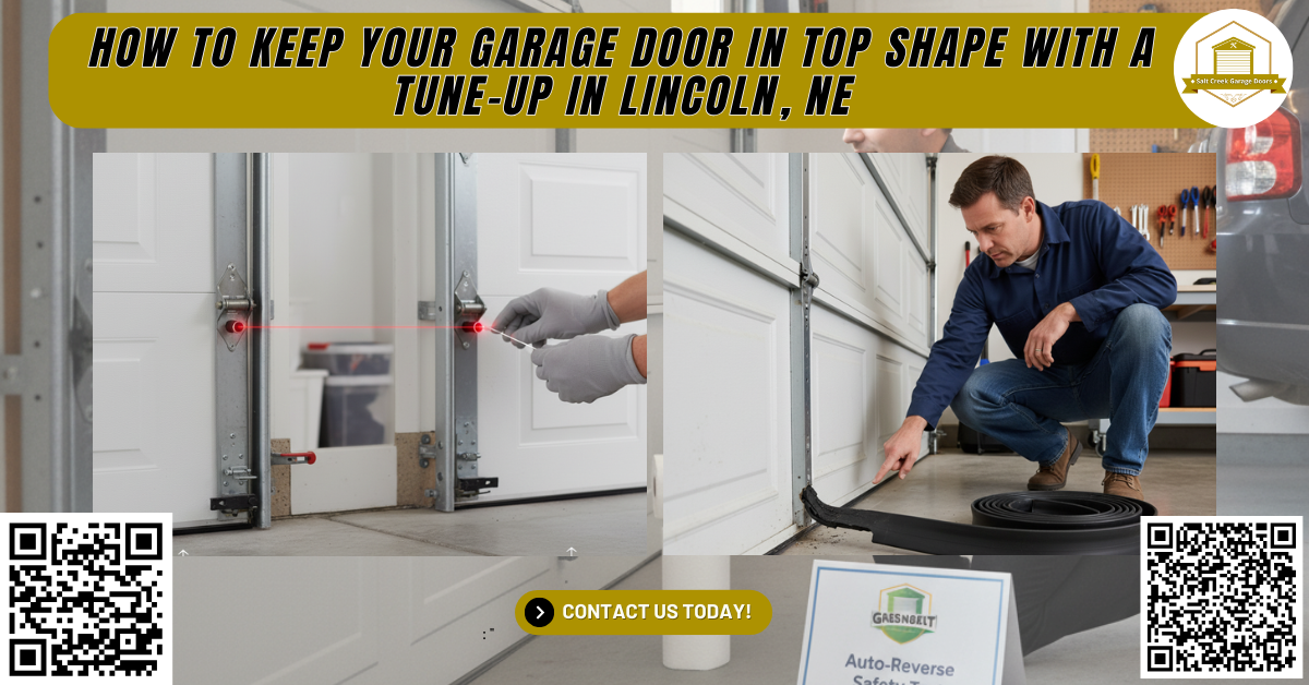 How To Keep Your Garage Door In Top Shape With A Tune-Up In Lincoln, Ne 1 How to Keep Your Garage Door in Top Shape with a Tune-Up in Lincoln, NE
